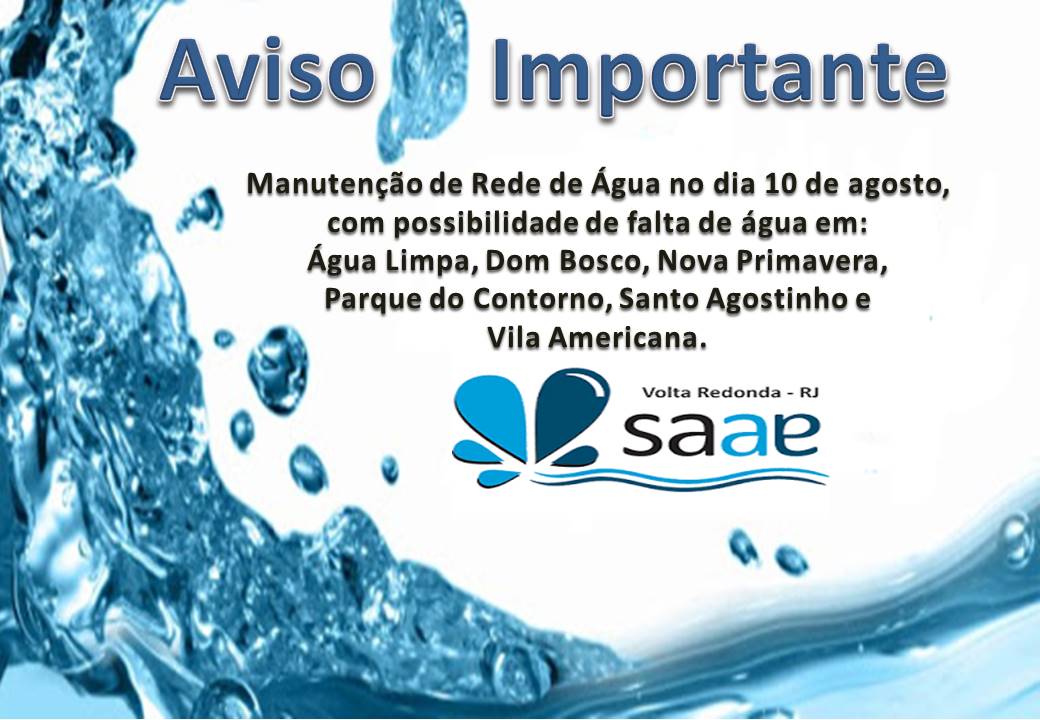 SAAE-VR REALIZA MANUTENO DE REDE DE GUA
