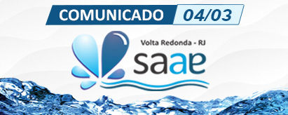 Comunicado Saae-VR - Rua Tocantins (gua Limpa) 04/03