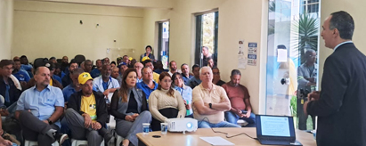 Saae-VR realiza palestra sobre o combate  violncia contra as mulheres