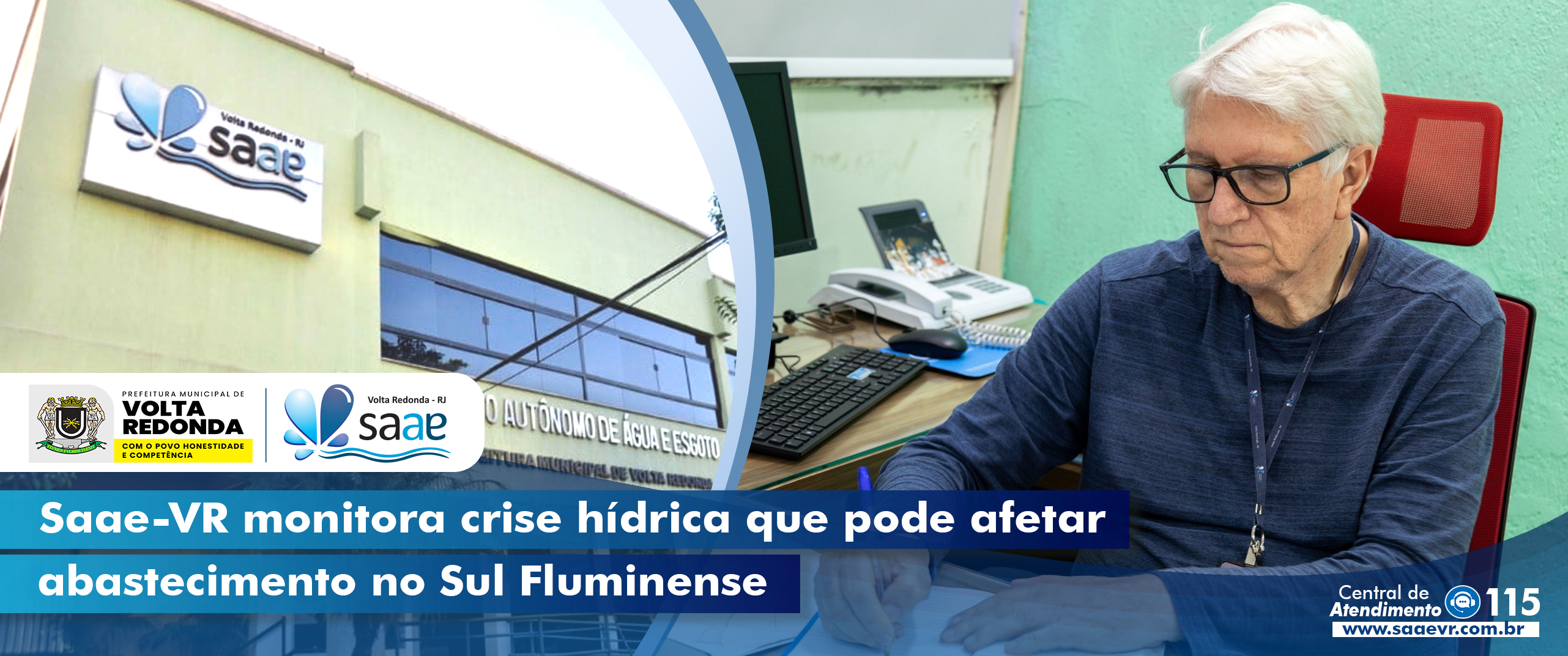 Saae-VR monitora crise hdrica que pode afetar abastecimento no Sul Fluminense