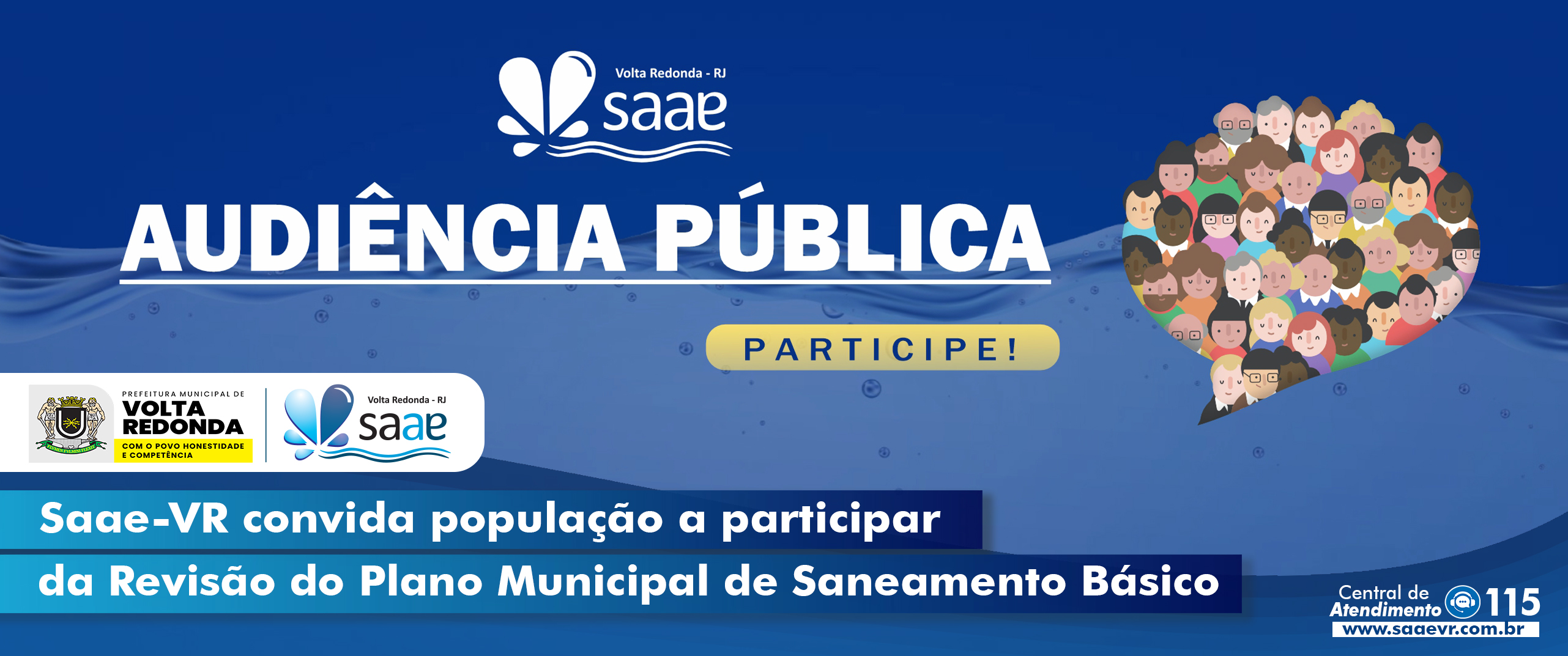 Saae-VR convida populao a participar da Reviso do Plano Municipal de Saneamento Bsico