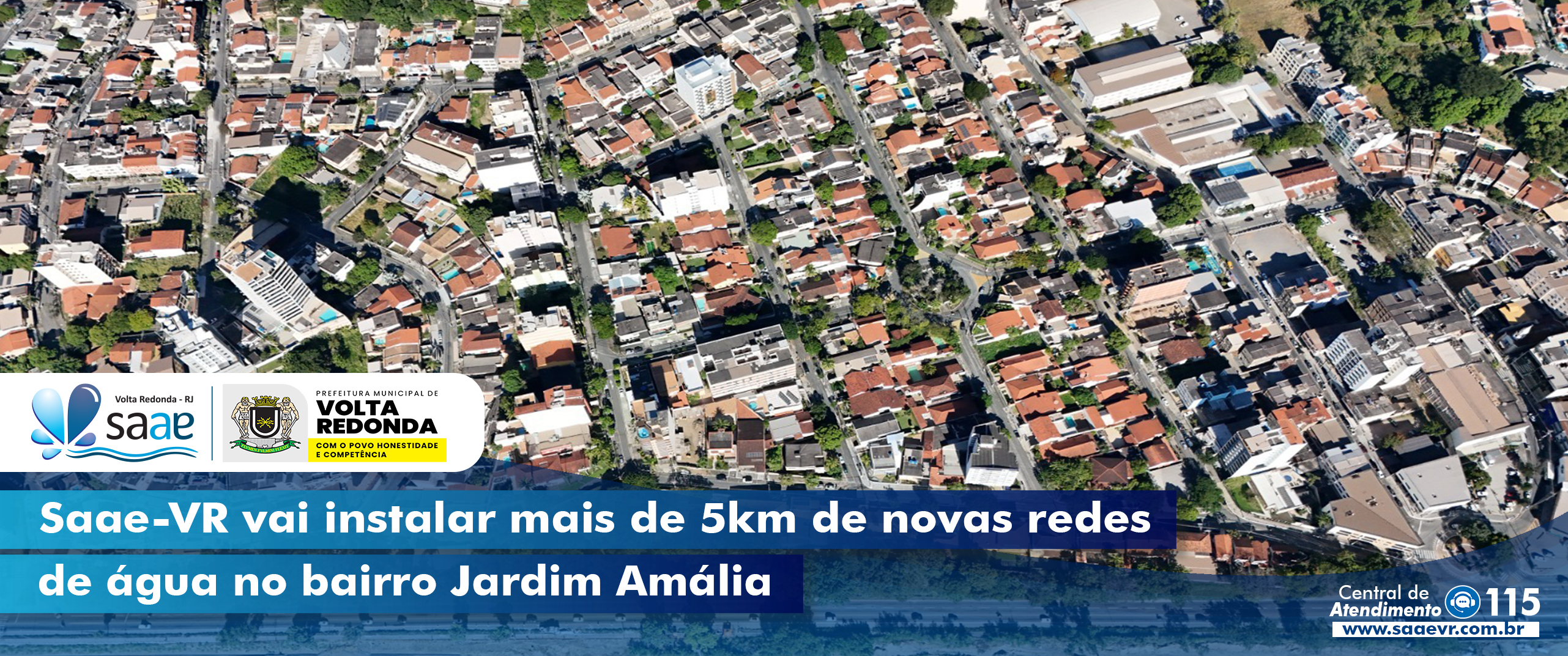 Saae-VR vai instalar mais de 5km de novas redes de gua no bairro Jardim Amlia