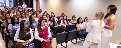 Saae-VR realiza evento do Outubro Rosa para funcionrios