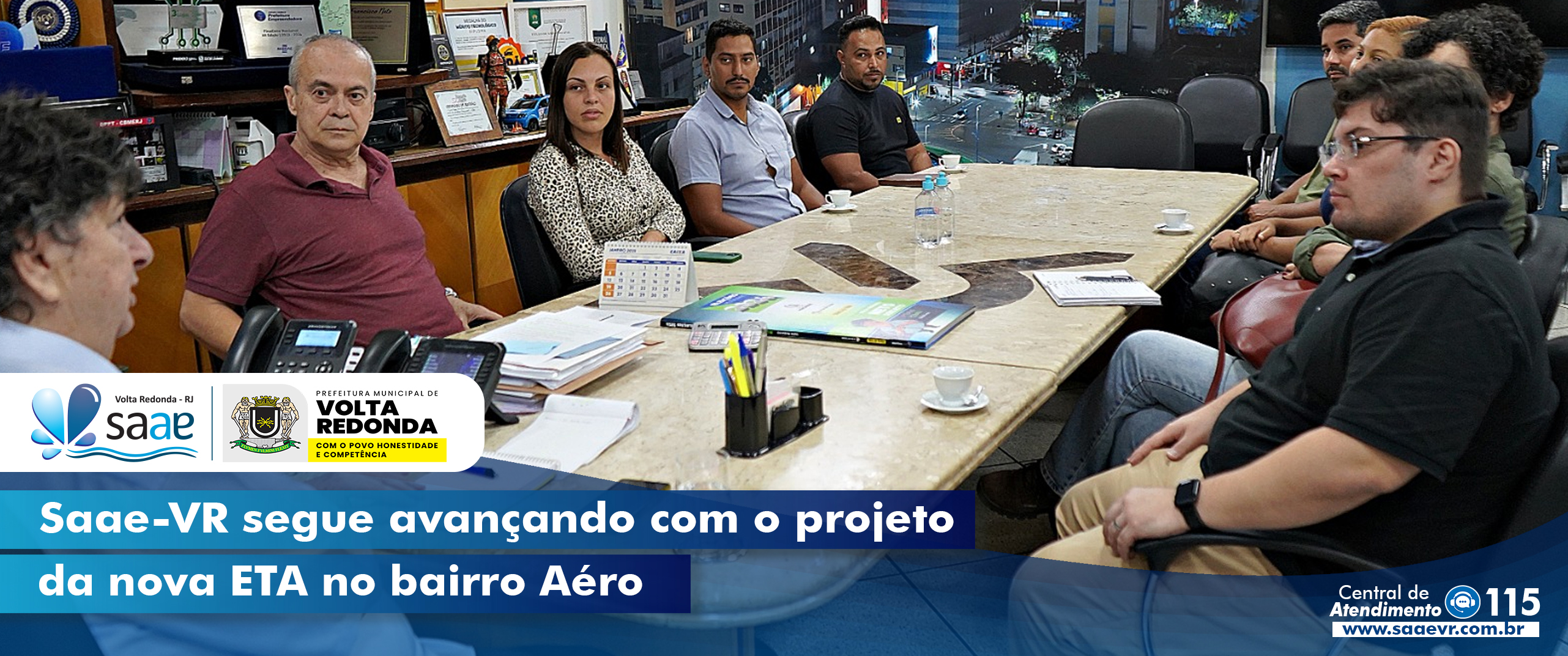 Saae-VR segue avanando com o projeto da nova estao no bairro Aero