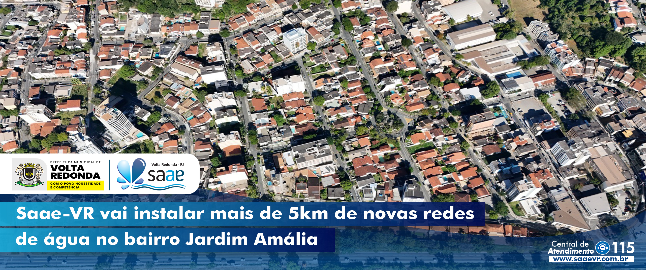 Saae-VR vai instalar mais de 5km de novas redes de gua no bairro Jardim Amlia